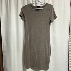 Forever 21 Brown Short Sleeve Dress
